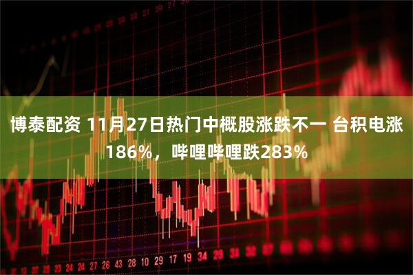 博泰配资 11月27日热门中概股涨跌不一 台积电涨186%，哔哩哔哩跌283%